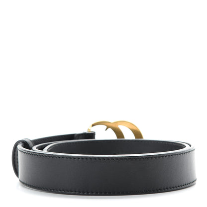 Gucci Calfskin Double G 30mm Belt 85 34 Black 2 of 4