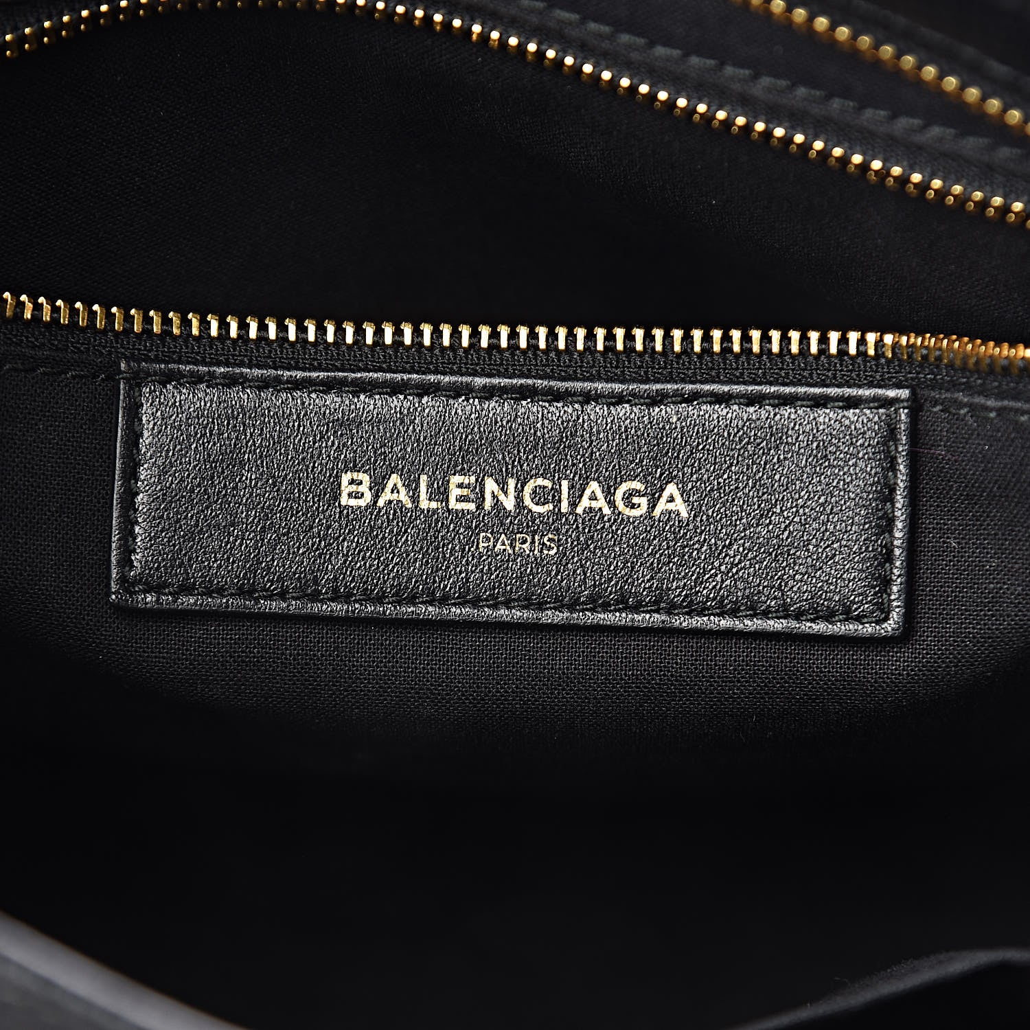 Balenciaga Chevre Gold Metallic Edge Hardware S City Black 5 of 10