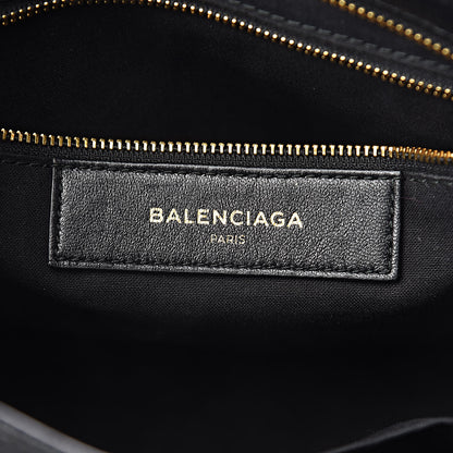 Balenciaga Chevre Gold Metallic Edge Hardware S City Black 5 of 10