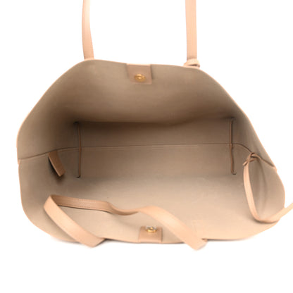 Saint Laurent Calfskin Large Shopping Tote Dark Toffee 6 of 10