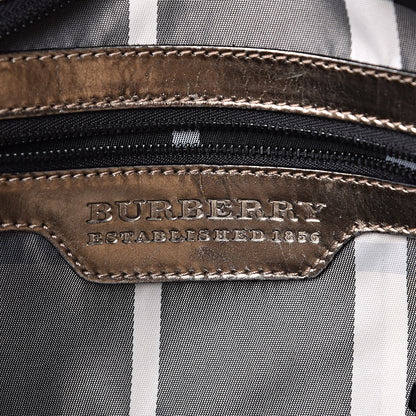 Burberry Metallic Grained Calfskin Small Curzon Satchel Gold 6 of 13