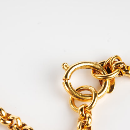 Chanel CC Long Necklace Gold 4 of 7