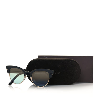 Tom Ford Alexandra-02 Squared Sunglasses TF607 Black 8 of 8