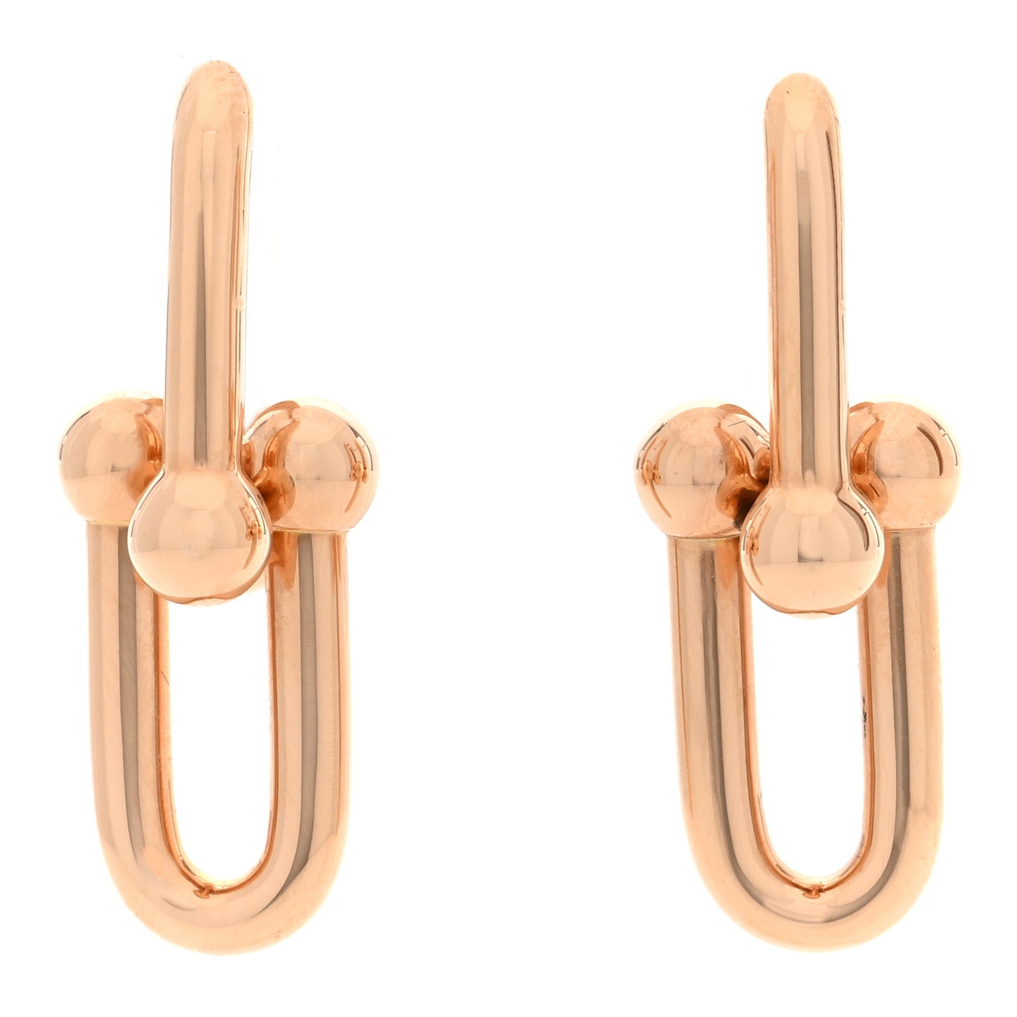 18K Rose Gold Medium HardWear Link Earrings