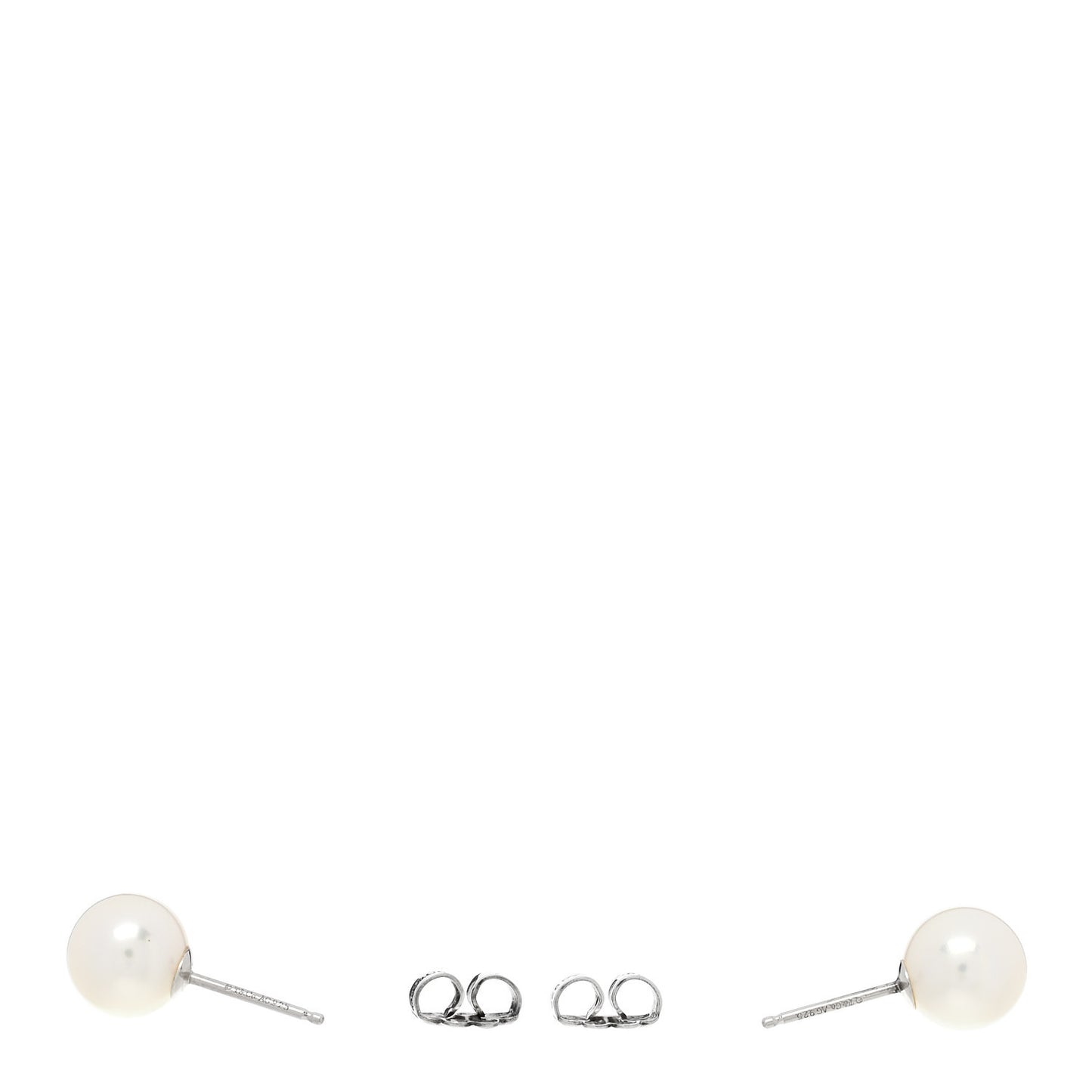 Sterling Silver Freshwater Cultured Pearl 7.5-8mm Ziegfeld Earrings