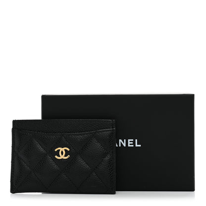 Chanel Caviar Quilted Card Holder Black 9 of 9