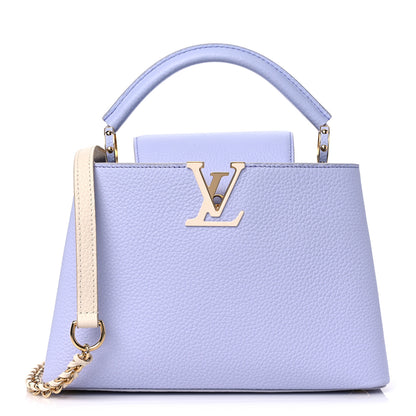 Louis Vuitton Taurillon Braided Chain Capucines BB Iris Creme 1 of 10