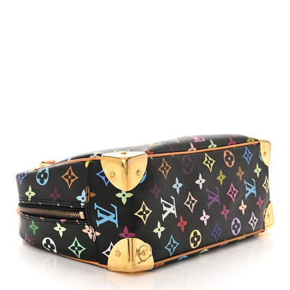 Louis Vuitton Monogram Multicolor Trouville Black 4 of 9