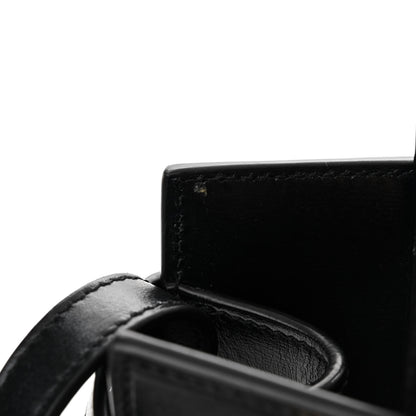 Saint Laurent Smooth Calfskin Manhattan Nano Shopper Tote Black 13 of 14