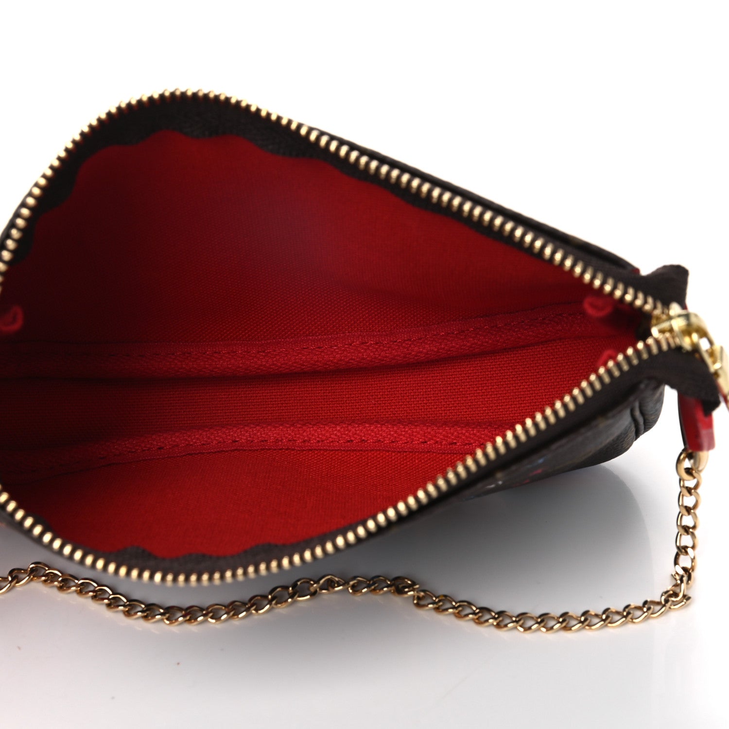 Louis Vuitton Monogram 2020 Christmas Animation Bumper Cars Mini Pochette Accessories Coquelicot 4 of 4