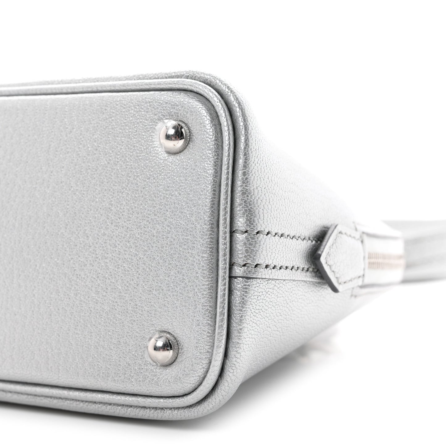 Metallic Chevre Chamkilight Mini 1923 Bolide Argent