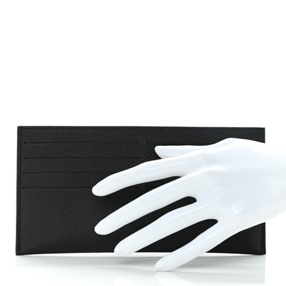 Louis Vuitton Calfskin Felicie Chain Wallet Card Holder Insert Black 2 of 8