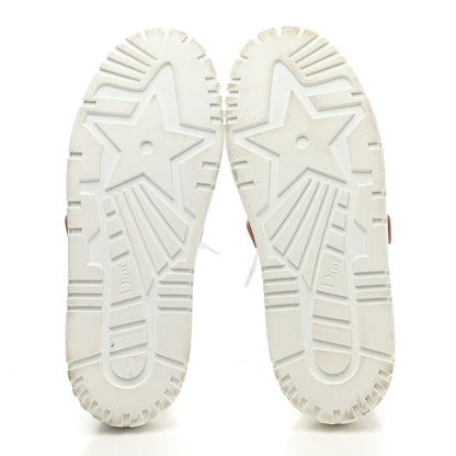 Christian Dior Calfskin Bi-Color Dior-ID Platform Sneakers 39.5 White Nude 5 of 9