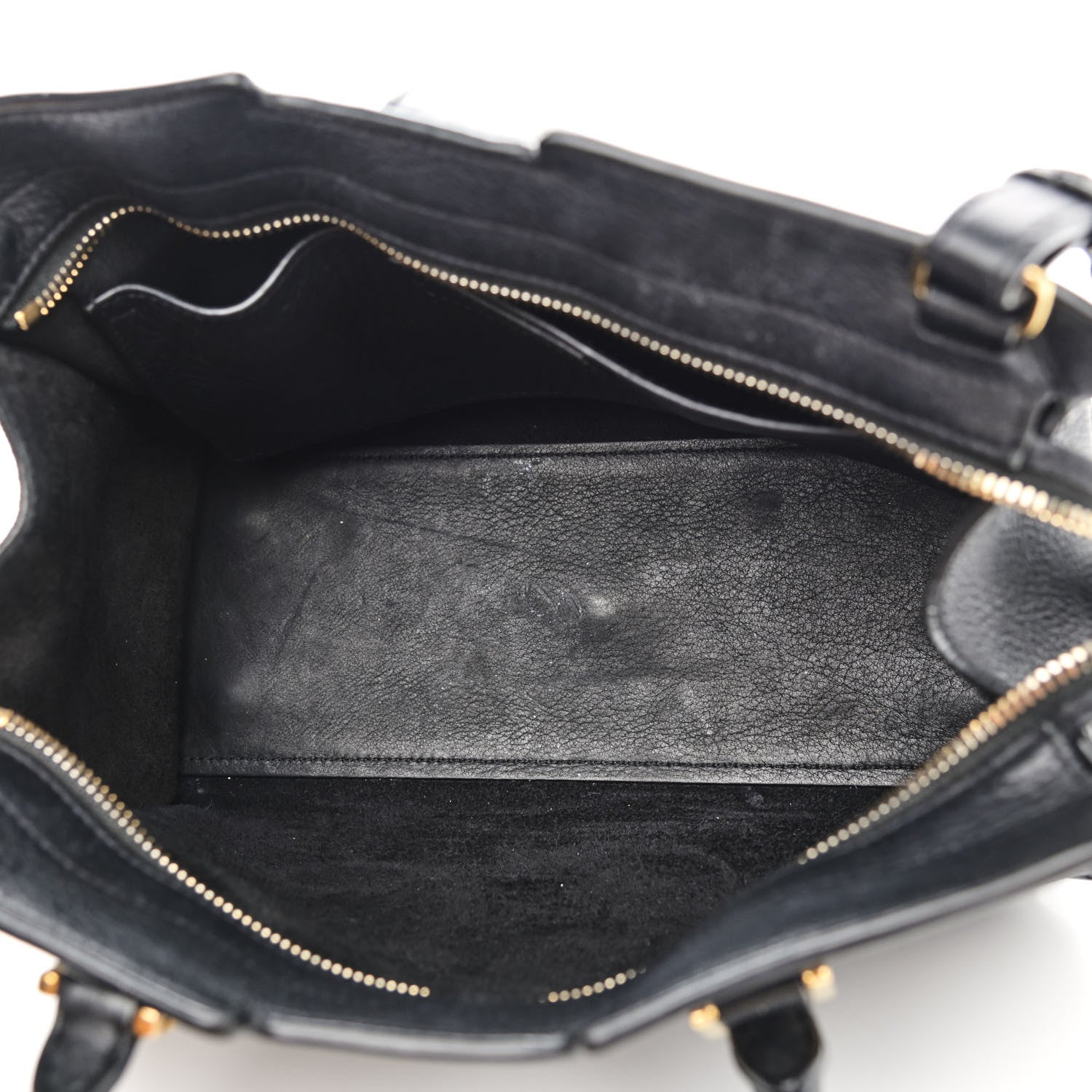 Saint Laurent Calfskin Monogram Baby Downtown Cabas Black 5 of 12