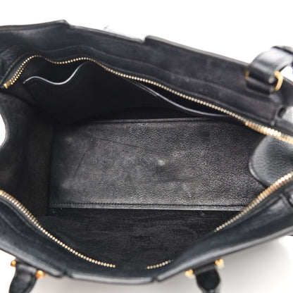 Saint Laurent Calfskin Monogram Baby Downtown Cabas Black 5 of 12