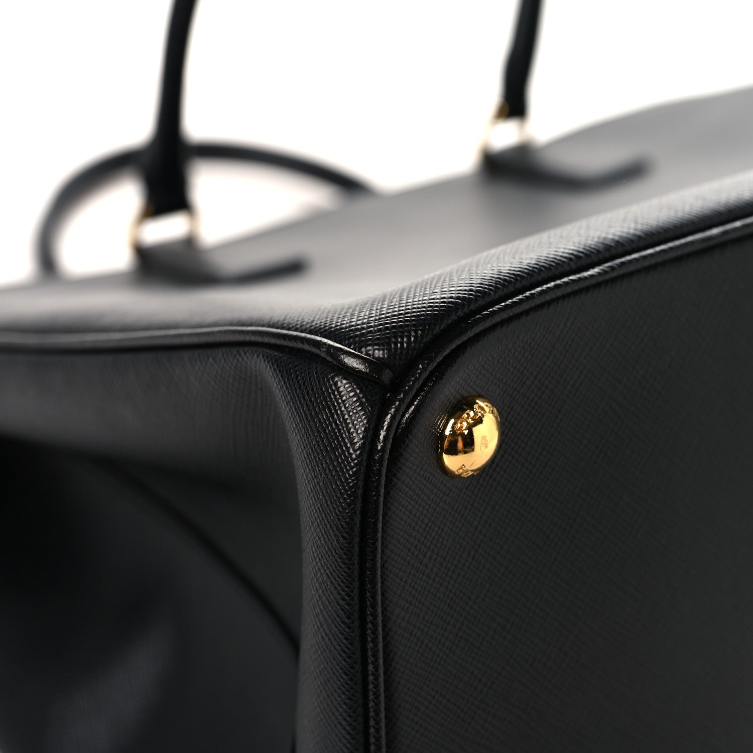 Prada affiano Lux Extra Large Galleria Double Zip Tote Black 12 of 14