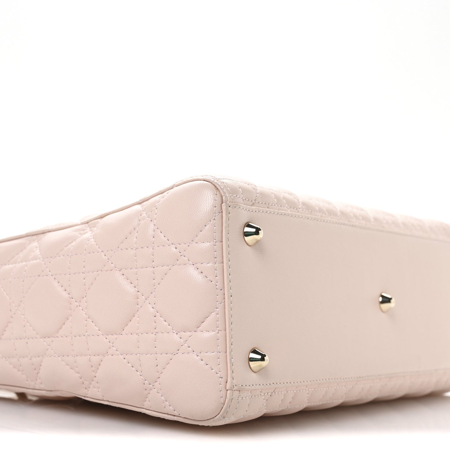 Lambskin Cannage Large Lady Dior Light Pink