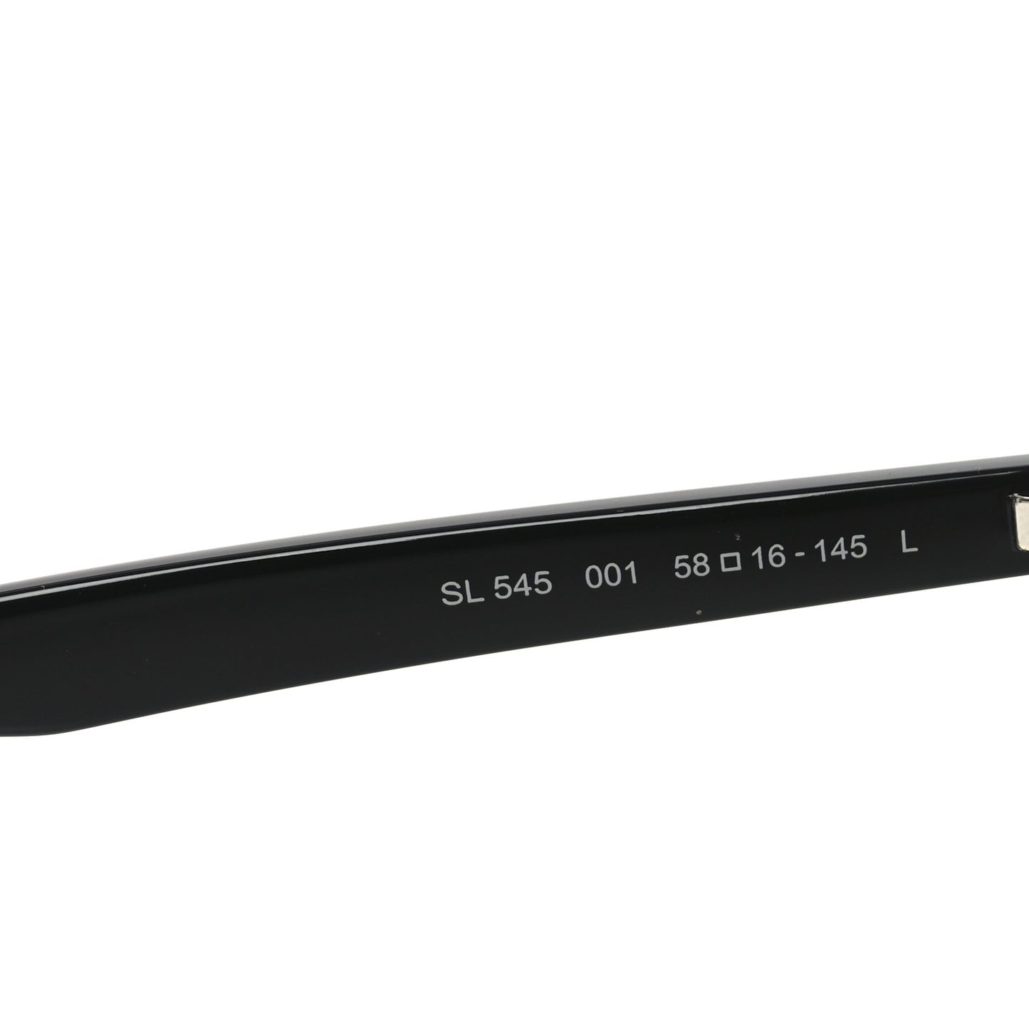 Acetate Geometric Aviator Sunglasses SL 545 Black