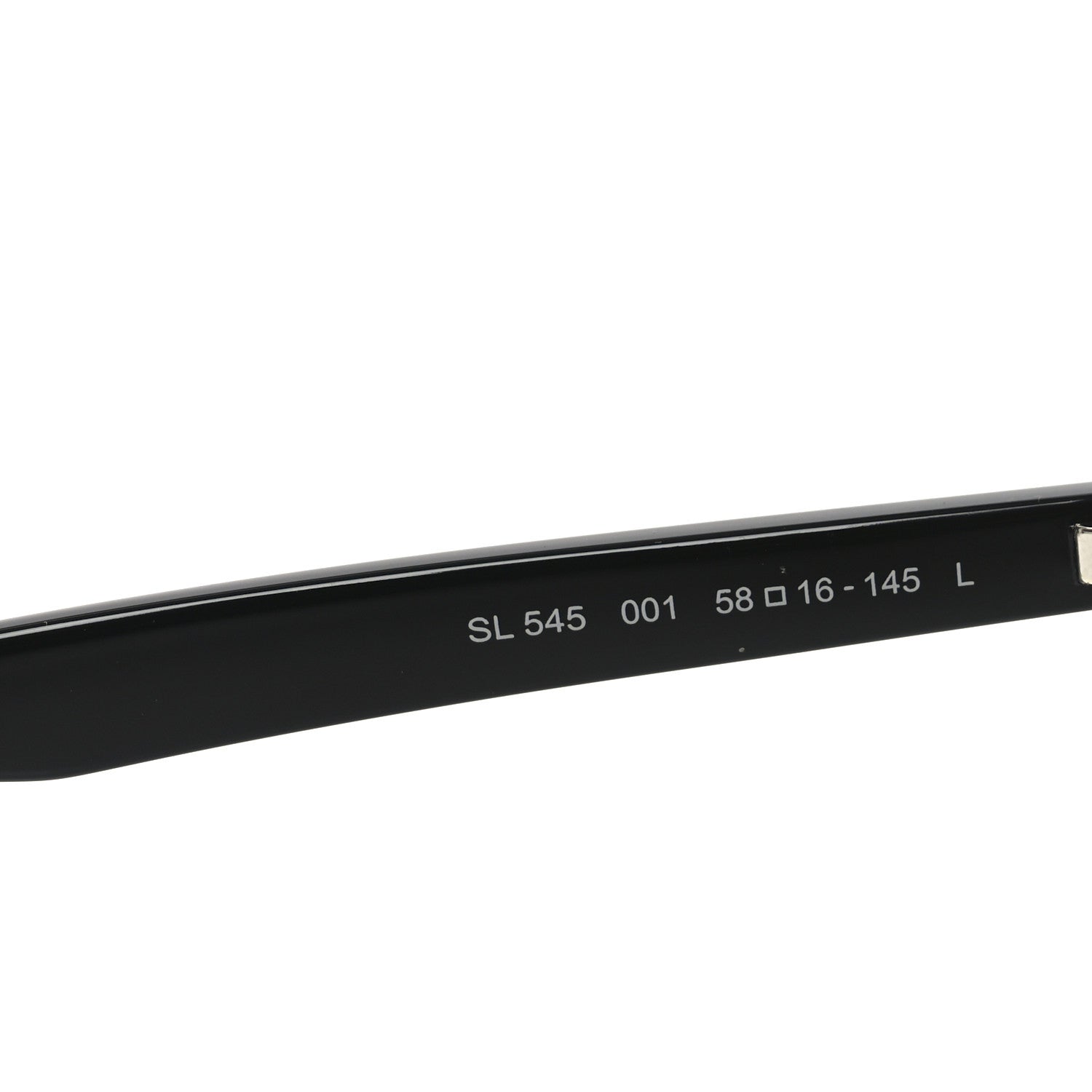Saint Laurent Acetate Geometric Aviator Sunglasses SL 545 Black 7 of 8