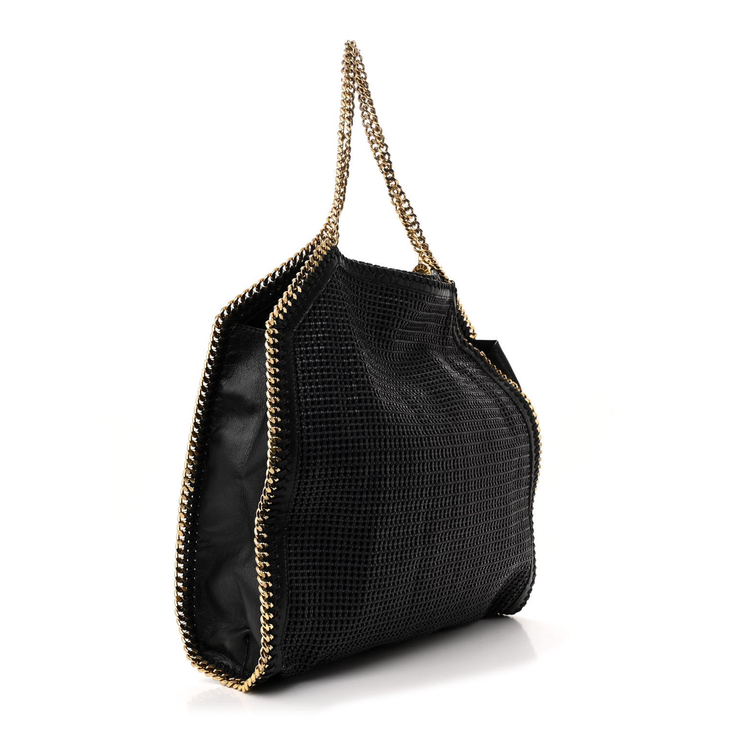 Eco Alter Nappa Woven Big Falabella Tote Black