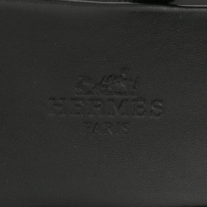 Hermes Calfskin Miss Sandals 37 Black 7 of 9