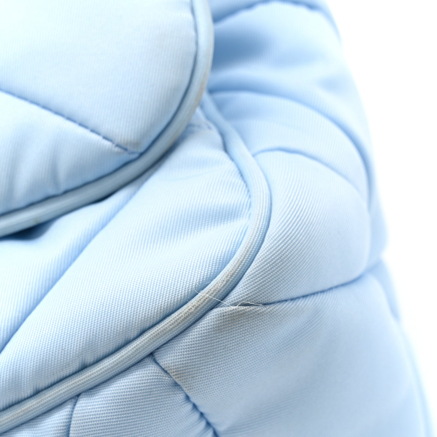 Prada Re-Nylon Quilted Padded Flap Shoulder Bag Celeste 12 of 20