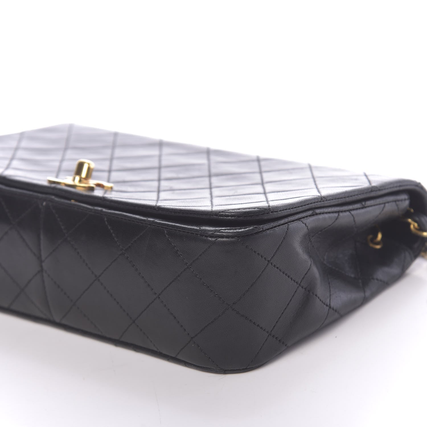Chanel Lambskin Quilted Small Single Flap Bag Black 10 of 12