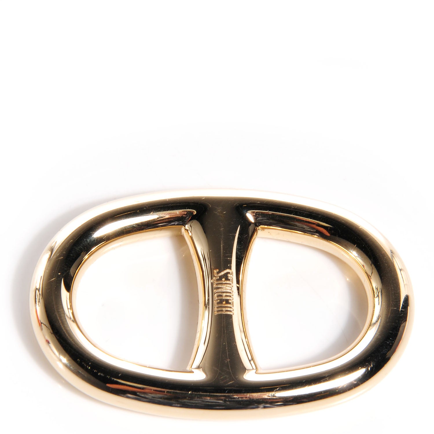 Hermes Permabrass Chaine D'Ancre Scarf Ring 1 of 4