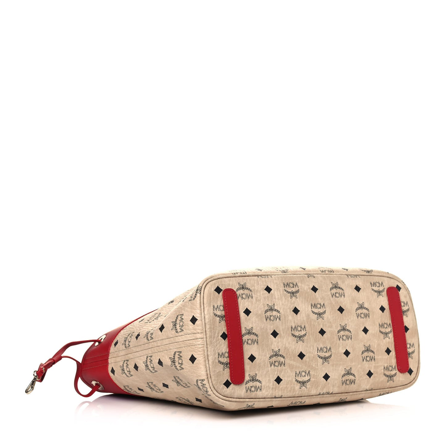 Visetos Shopper Tote Beige Red