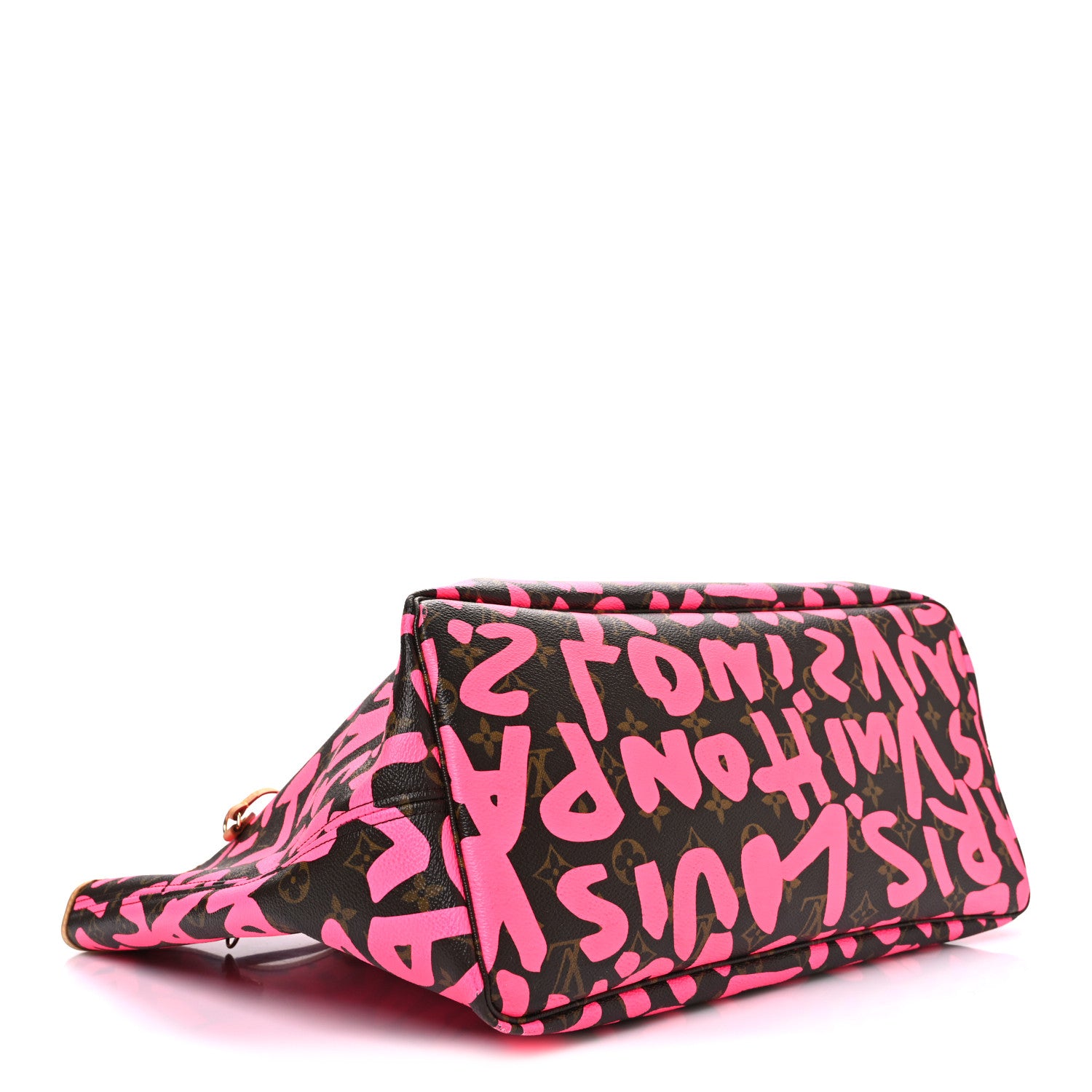 Louis Vuitton Monogram Graffiti Neverfull GM Fuchsia 4 of 10