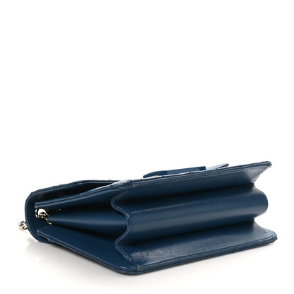Chanel Sheepskin Quilted Beauty Lock Flap Blue 4 of 10