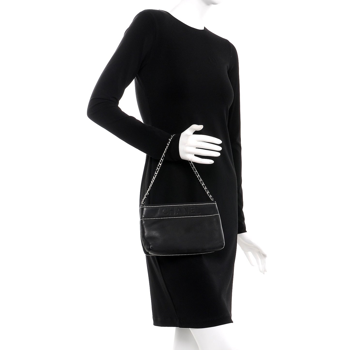 Lambskin Lax Pochette Black