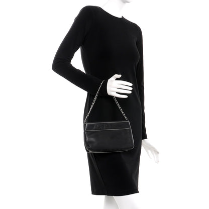 Chanel Lambskin Lax Pochette Black 2 of 7