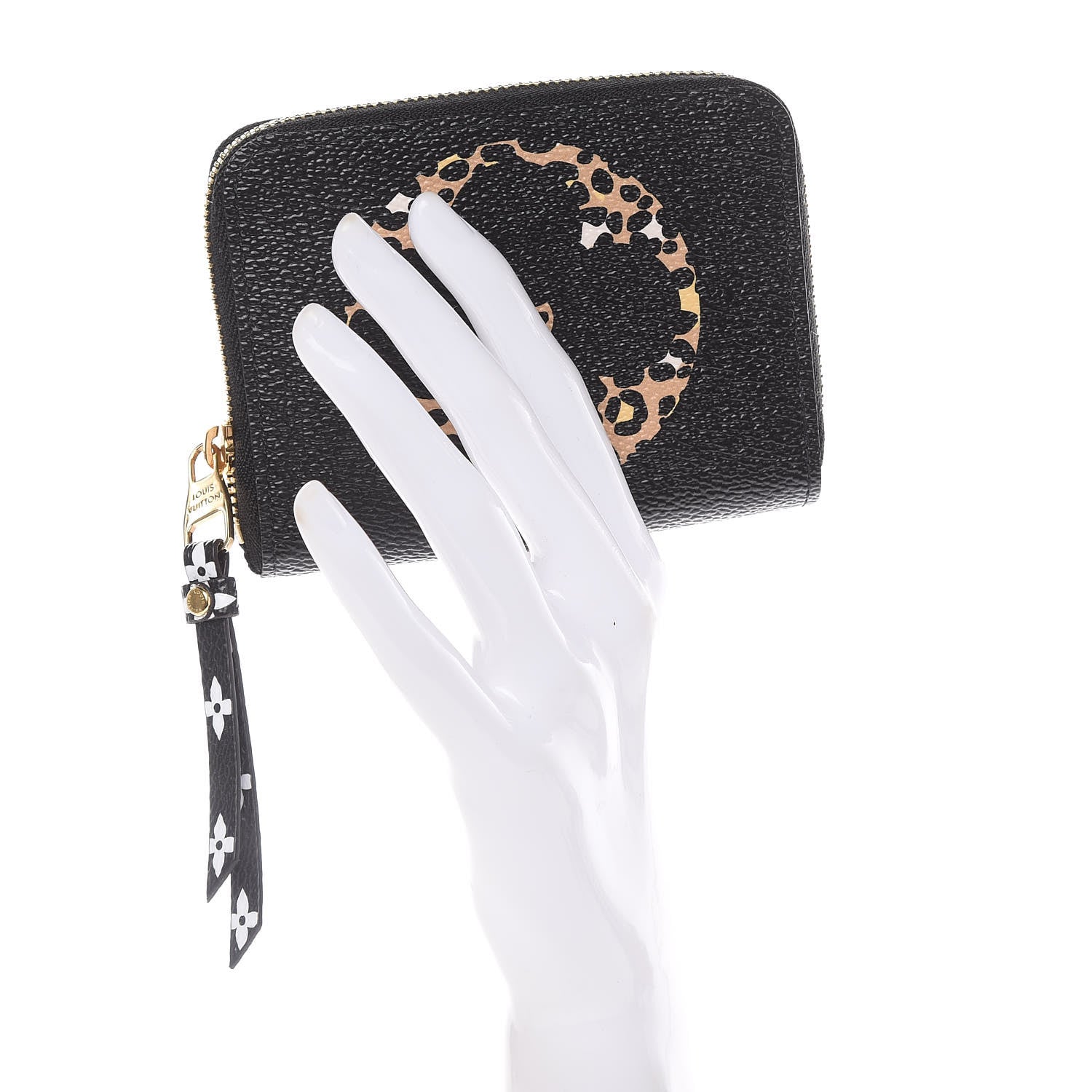 Louis Vuitton Monogram Giant Jungle Zippy Coin Purse Black 2 of 8