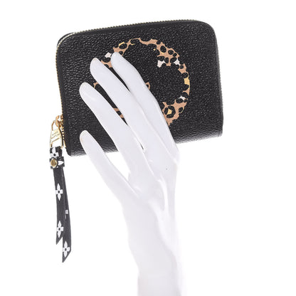 Louis Vuitton Monogram Giant Jungle Zippy Coin Purse Black 2 of 8
