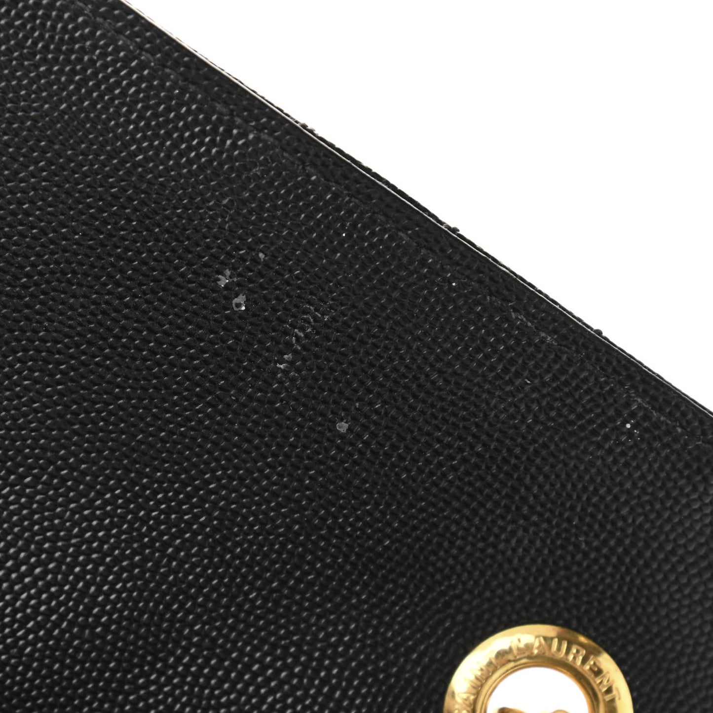 Grain De Poudre Textured Mixed Matelasse Large Triquilt Monogram Satchel Black