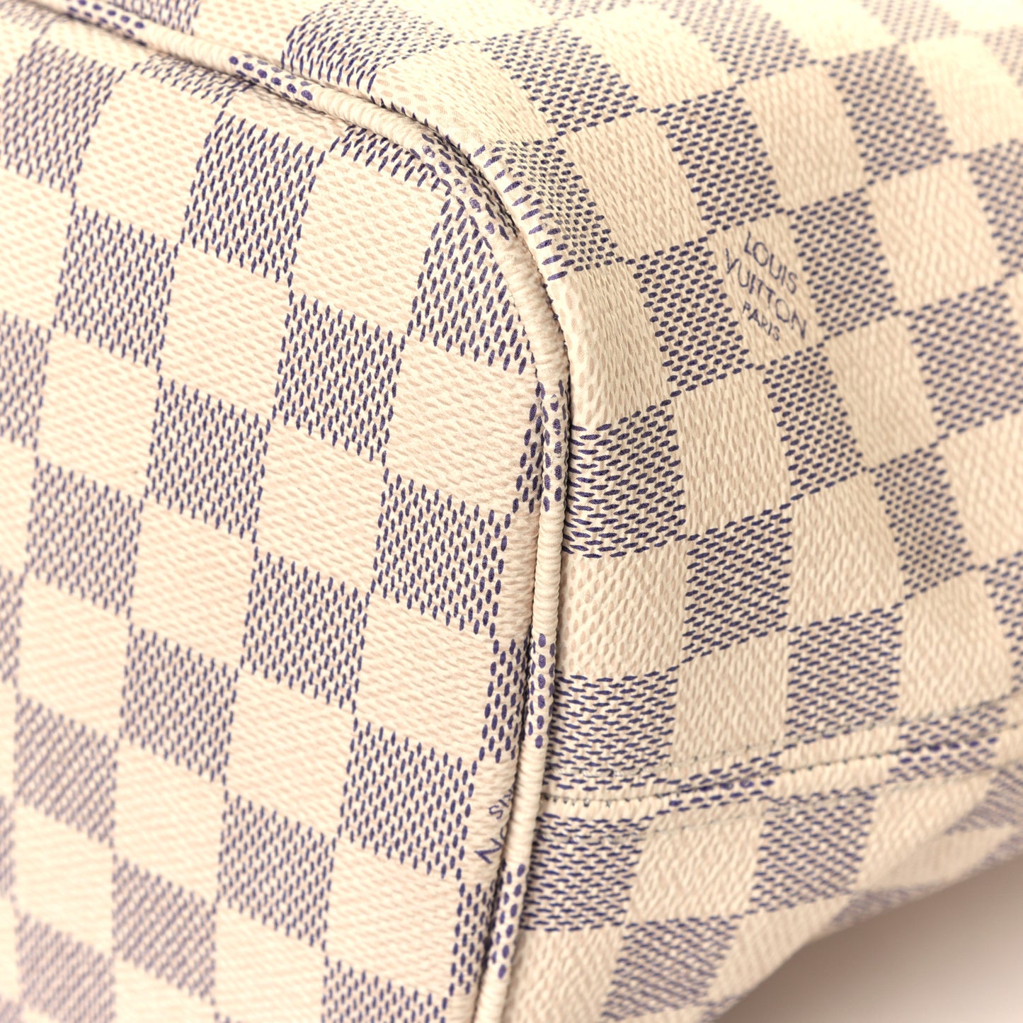 Damier Azur Neo Neverfull MM Rose Ballerine