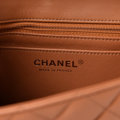 Chanel Lambskin Quilted Mini Rectangular Flap Brown 8 of 11