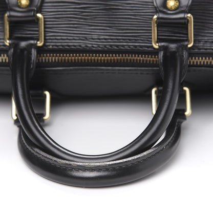 Louis Vuitton Epi Speedy 25 Black 13 of 14