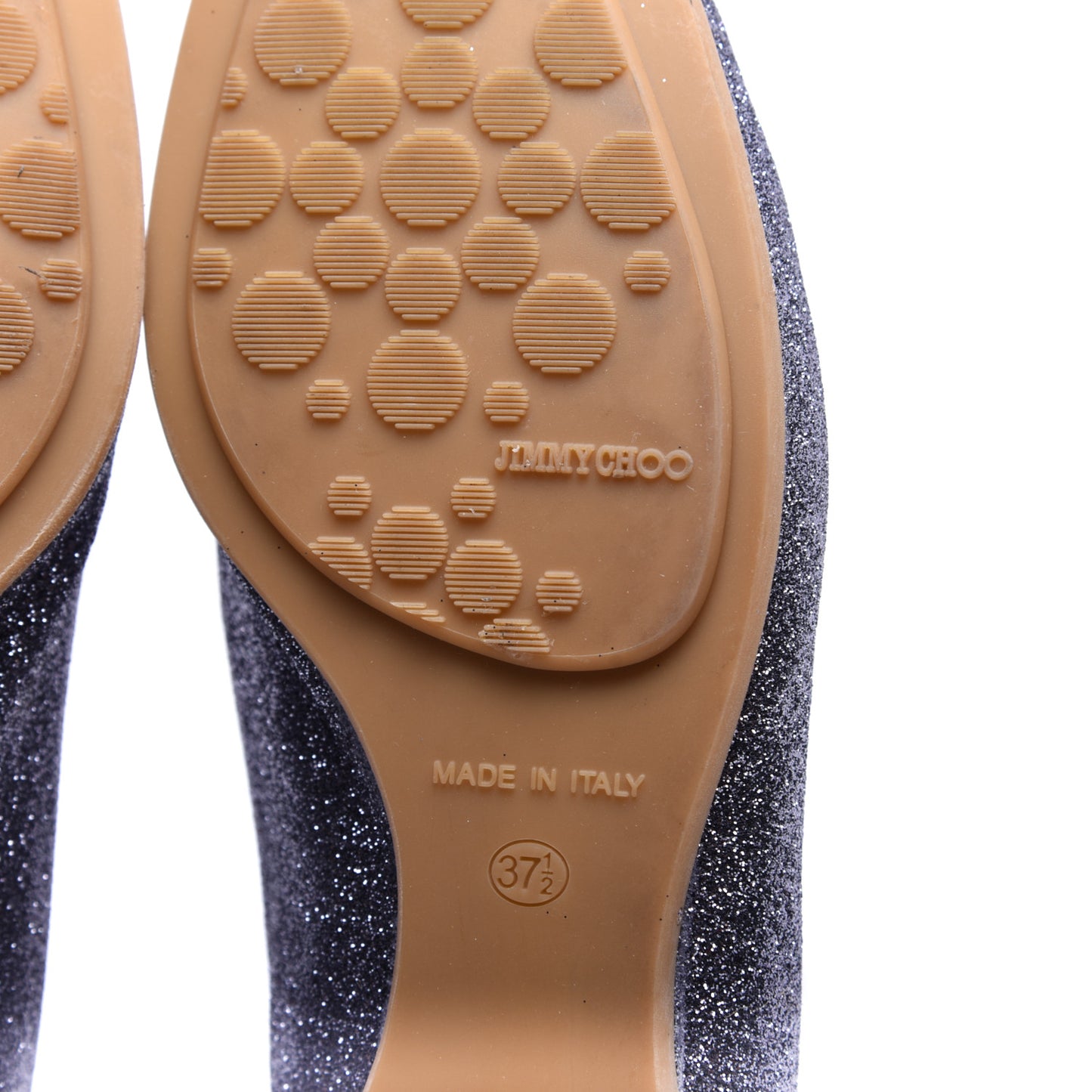 Glitter Flats 37.5 Gunmetal
