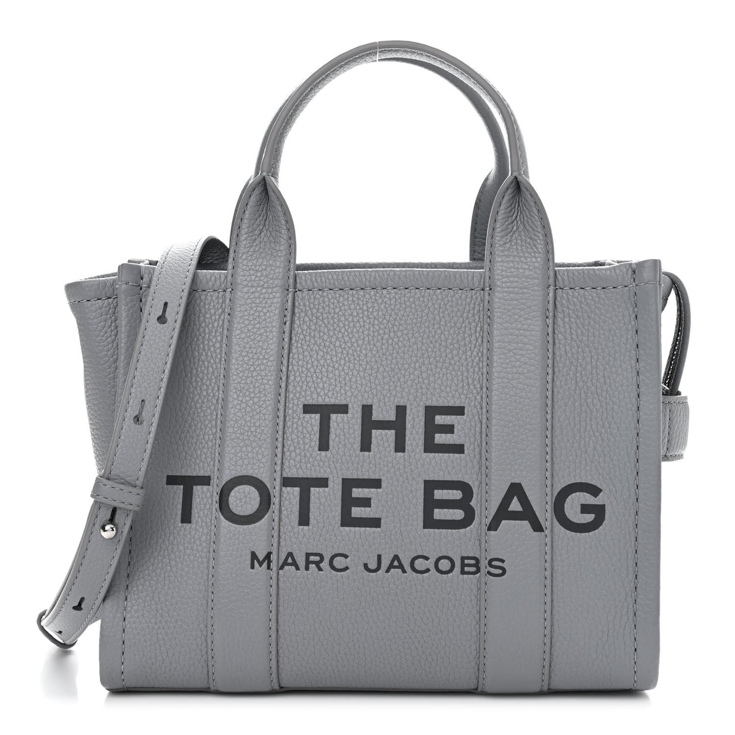 Grained Calfskin Small The Tote Bag Grey