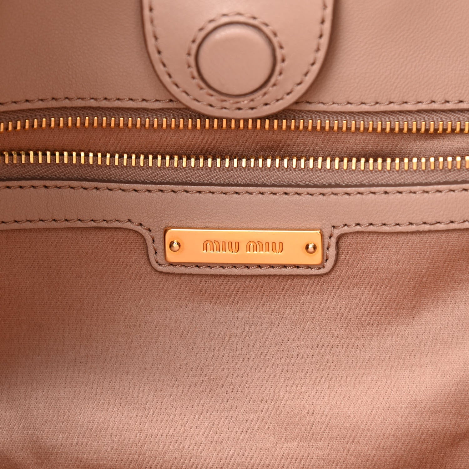 Miu Miu Nappa Matelasse Top Handle Bag Cammeo 5 of 7