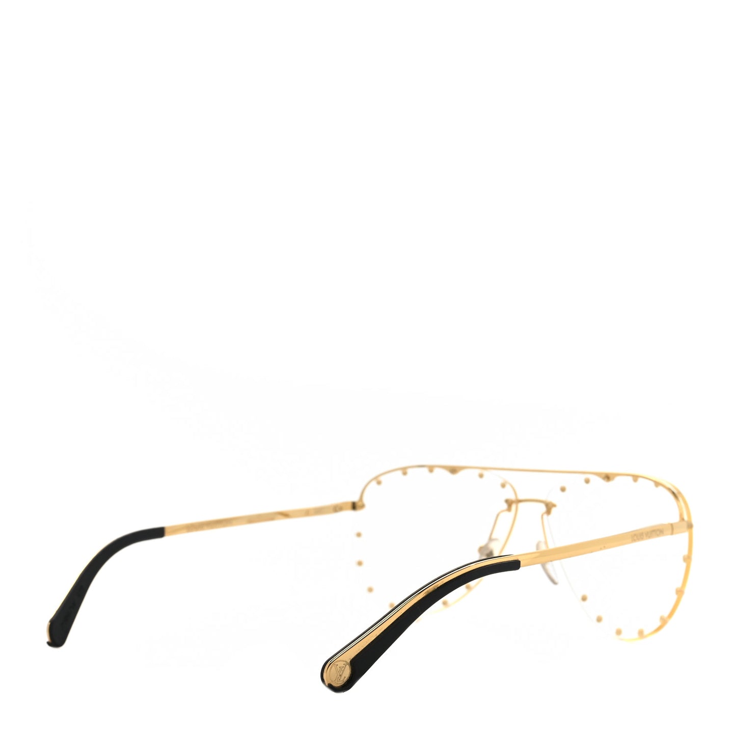 Metal The Party Aviator Anti Blue Light Sunglasses Z0997W Gold