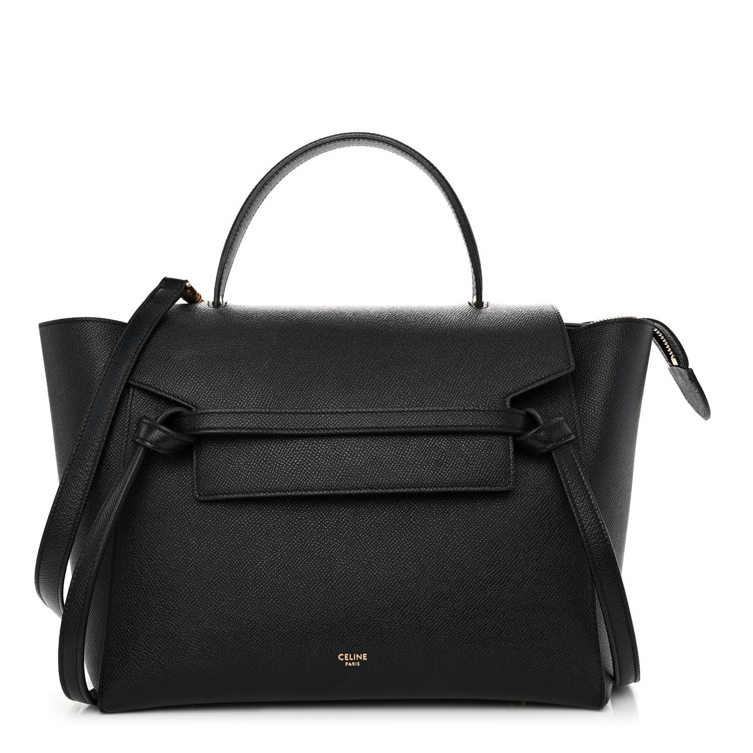 Celine Grained Calfskin Mini Belt Bag Black 1 of 9
