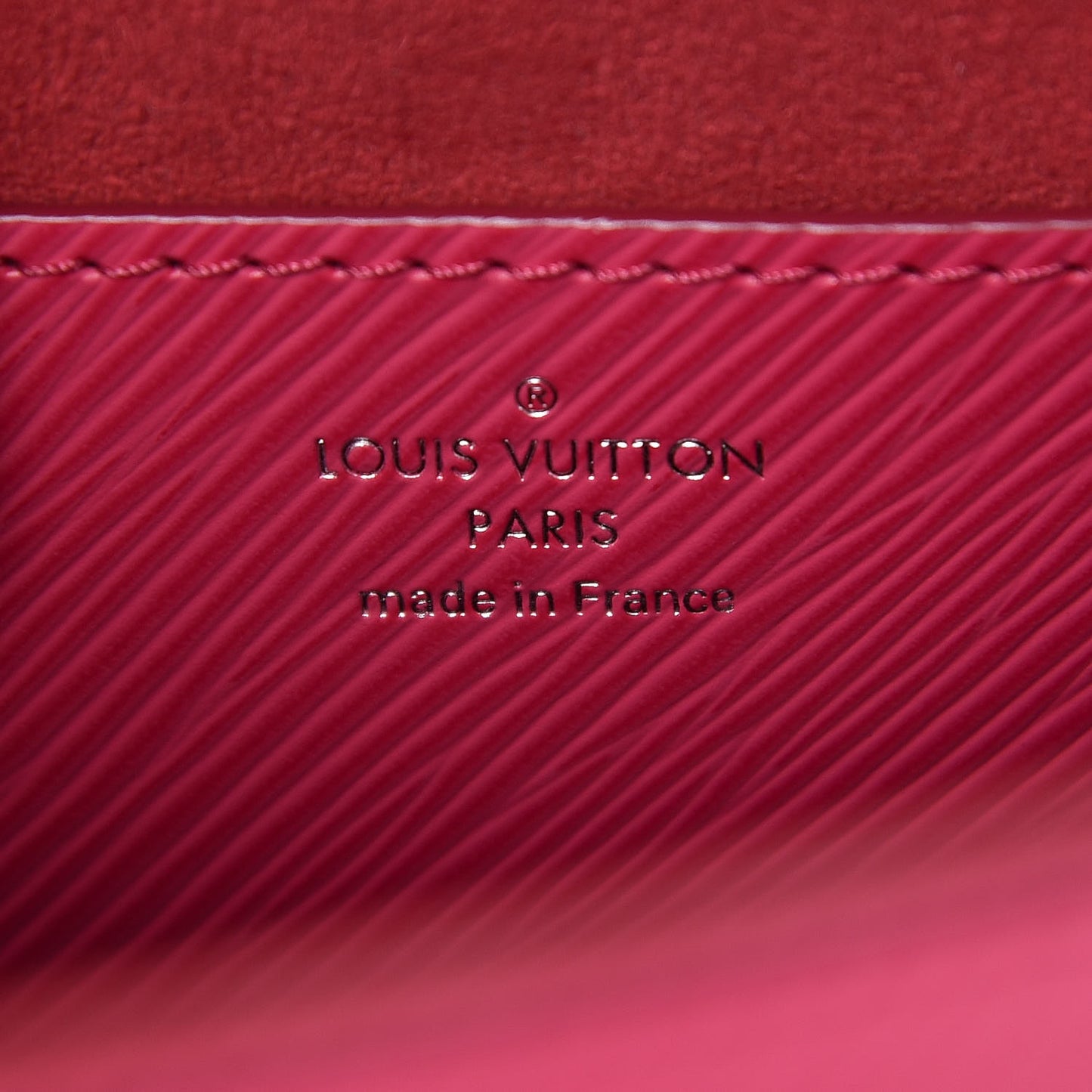 Epi Twist Shoulder Bag MM Hot Pink