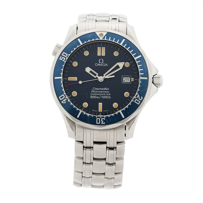 Omega Stainless Steel 41mm Seamaster Diver 300M Co-Axial Automatic Watch Blue 2220.80.00 1 of 4