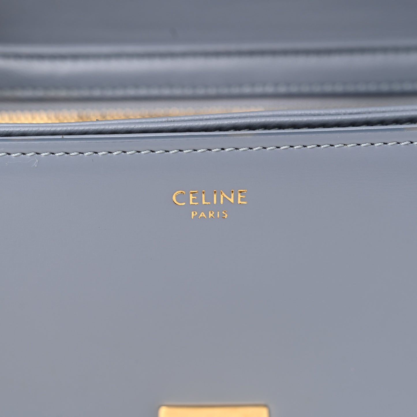 Shiny Calfskin Teen Triomphe Pearl Blue