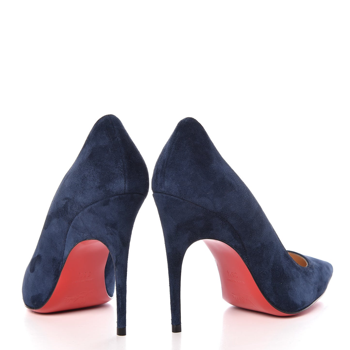 Veau Velours Alminette 100 Pumps 36.5 Marine