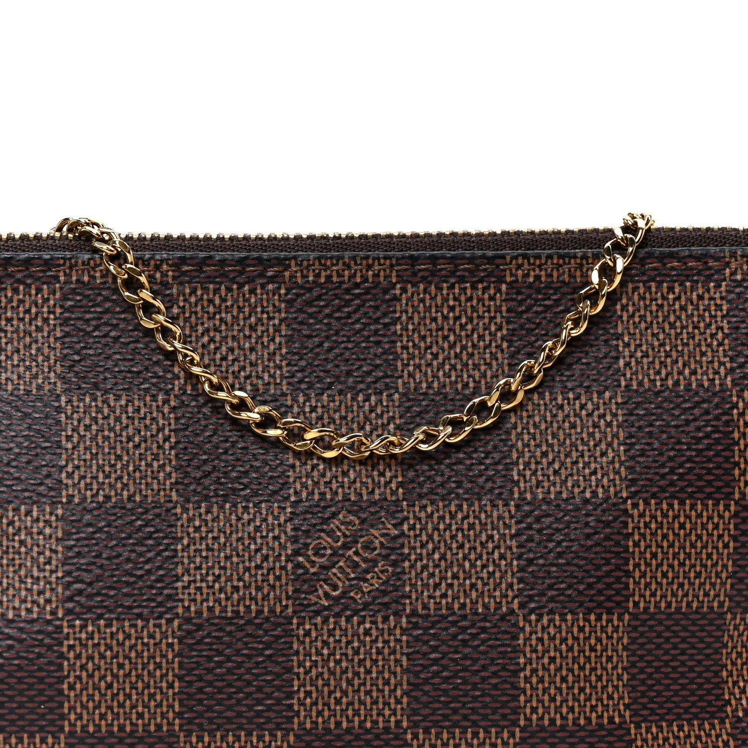 Louis Vuitton Damier Ebene Mini Pochette Accessories 9 of 11