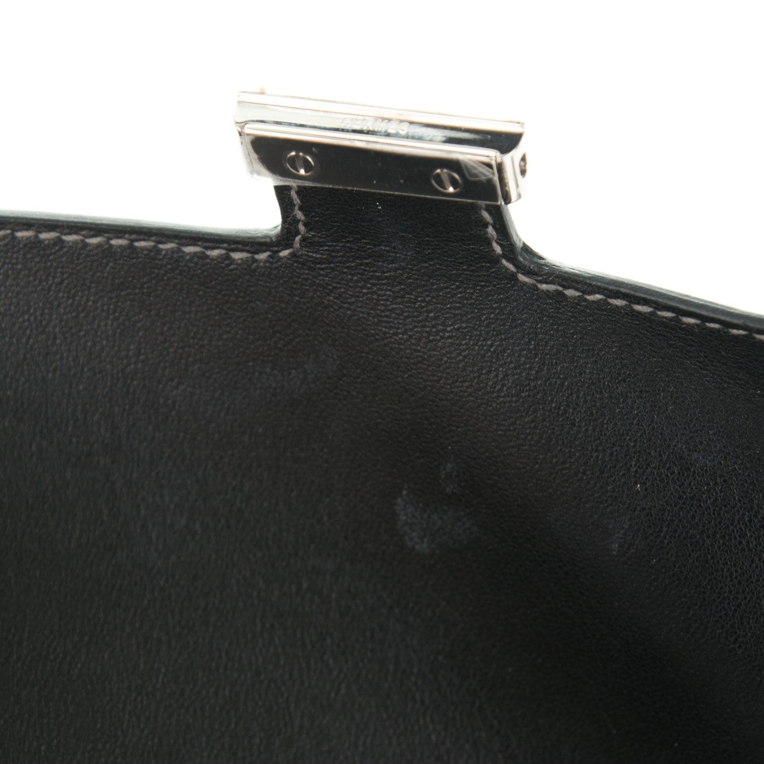 Hermes Shiny Alligator Constance Wallet Graphite 6 of 8